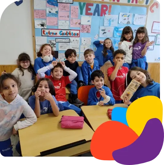Turma da Trails School – aprendizado colaborativo e bilíngue